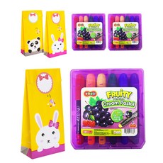 TORU 水果香氣奶油蠟筆套組 3組 6色