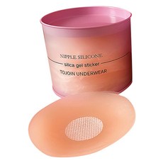 矽膠貼片 肉色 粉紅色圓盒 4入, 1個