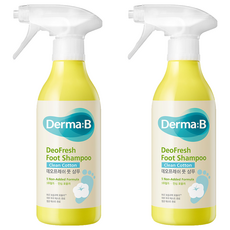 Derma B Deofresh 足部洗潔露 潔淨棉香, 1入, 2個, 400ml