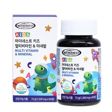 MOTHERNEST 孩童綜合維他命礦物質錠片, 60顆, 1罐