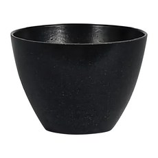 美國 Ecoforms 環保花盆水盤花器組 Bowl 4 碗型花盆, 太空黑, 1組