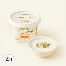 상하목장 유기가공식품인증 플레인, 400g, 2개