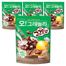 Market O NATURE Orion Oh!格蘭諾拉麥片 巧克力鯨魚飯, 300g, 4個