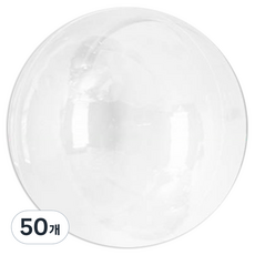 파티쇼 PVC 버블 풍선 일반형 30cm, 투명, 50개