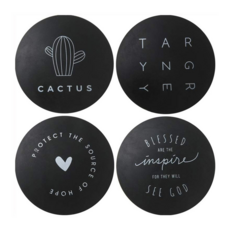 門把手緩衝防撞保護墊 Set TPR材質 黑色/白色, 5 x 5 x 1cm, 1組