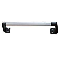 感恩使者 居家安全無障礙 行動輔具 30度斜角安全扶手 鋁合金 銀/黑, S, ZHCN2023, 1組