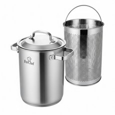 FerChef 電磁爐不鏽鋼多功能鍋 銀色 4.3L, 1個, 16cm
