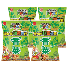 OYATSU 優雅食 BABY STAR 星太郎 超寬條餅 香菜口味, 70g, 4包