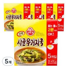 오뚜기 간편 사골 우거지국, 50g, 5개