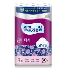 all'swell 乾淨的觸感衛生紙 30捲 高級捲筒衛生紙 3層以上, 25m, 1個