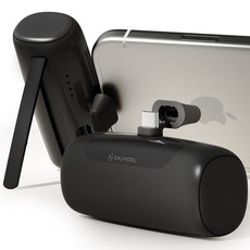 신지모루 포터블 미니 도킹형 보조배터리, 블랙, SJM_PMC_50(C타입)