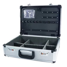 Octopus章魚牌 鋁合金儀器工具箱 白色, 大(外部 450 x 325 x 170mm x 箱內 425 x 300 x 下高 95 x 上高 45mm), 1個