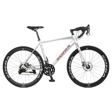 소니아 SR1000D 로드 알루미늄 디스크 브레이크 12.8kg 신장 170~185cm, 실버, 170cm, 1개