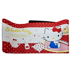 U-House 樺新 Sanrio 三麗鷗 HELLO KITTY 長型吸水軟腳踏墊, 音樂時光 紅色, 1個