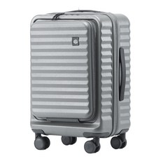 KOLKO 前開行李箱, 防刮耐摔, 靜音萬向輪, 28吋, 星灰銀, 1個