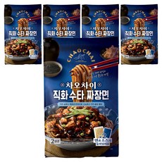 차오차이 직화 수타식 짜장면 720g 2인분, 5개