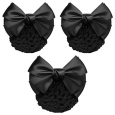 하우블리 러블리본 면접 간호사 승무원 올림머리 여성 데일리 헤어망 머리망 3p