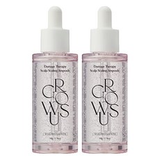 그로우어스 데미지 테라피 두피 스케일링 앰플, 2개, 50ml