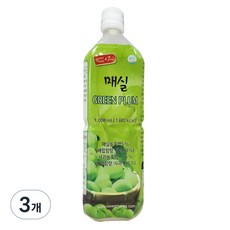 스위트코리아 매실 액상, 1L, 3개