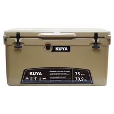 쿠야 캠핑쿨러 KUYA-75QT, 샌드, 70.9L