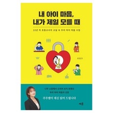 내 아이 마음 내가 제일 모를 때:22년 차 초등교사의 교실 속 우리 아이 마음 수업, 채륜, 최현주