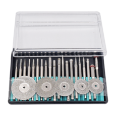 金剛砂磨頭 25入（附切割輪） 直徑3X45毫米, 1組