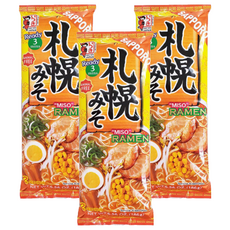 이츠키 삿포로풍 미소 라멘 2인분 186g, 3개