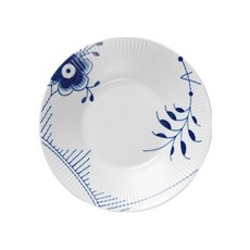 로얄코펜하겐 블루 플루티드 메가 딥플레이트, 화이트, 1개