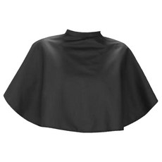 AHOYE 髮廊專用理髮圍布/剪髮圍/染髮布/理容巾/理髮圍巾, 黑色, 1個