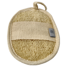 BODYLUV Homegudd Scrub Loofah Pad 去角質沐浴棉 16 x 12cm, 米黃色, 1個, 1個