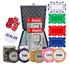 撲克籌碼 14g 100入組合, 混色