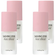 데싱디바 케어 베이스쉴드, 혼합색상, 7ml, 4개
