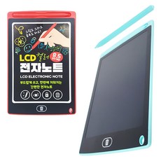 agaplus 彩色LCD手寫繪圖板 + 專用筆2件組, 紅色 + 藍色