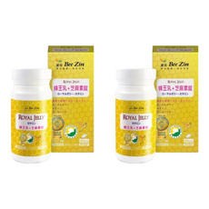 Bee Zin 康萃 日本高活性蜂王乳芝麻素 含維生素C、E 養顏美容 幫助入睡, 60顆, 2罐