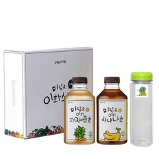 Midam Eun Ewha 鳳梨 500ml + Banana Choke 500ml + 瓶裝 500ml 套組, 1套
