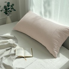 한스갤러리 파우더 쇼파 침대 등받이 대형쿠션 커버, 라이트핑크
