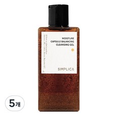 SIMPLICA 保濕膠囊平衡潔面凝膠, 200ml, 5個