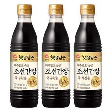 햇살담은 조선간장 골드, 500ml, 3개