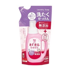 SARAYA arau 愛樂寶 無添加洗衣精 補充包 天然草本 嬰兒適用, 720ml, 1包
