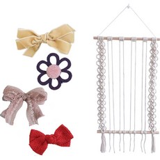 Christkind女童款髮夾 4種+波西米亞收納架 三件組