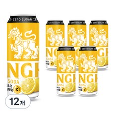 SINGHA 勝獅 無糖零卡氣泡飲 檸檬口味, 330ml, 12罐