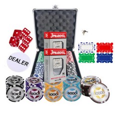 國際標準撲克籌碼 14g 100入組合, 混色