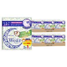 SOFTeen 舒婷 柔棉自在安心褲 日本製 親膚透氣 全面防漏, 大型(L~XL), 3件, 12包
