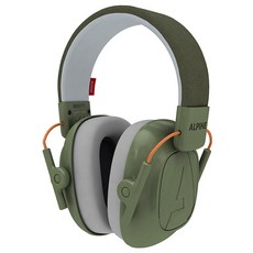 ALPINE MUFFY 兒童隔音耳罩 荷蘭進口 軍綠色 舒適隔音, 24 x 15 x 10cm
