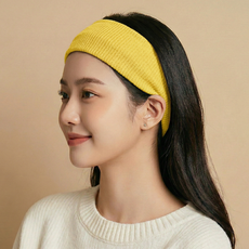 라라듀 탄성 스포츠 헤드밴드, 옐로우, 1개