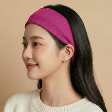 라라듀 탄성 스포츠 헤드밴드, 로즈베리, 1개