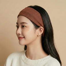 라라듀 탄성 스포츠 헤드밴드, 카멜브라운, 1개