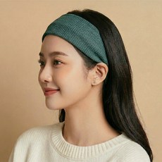 라라듀 탄성 스포츠 헤드밴드, 빈티지그린, 1개