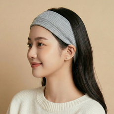 라라듀 탄성 스포츠 헤드밴드, 멜란지그레이, 1개