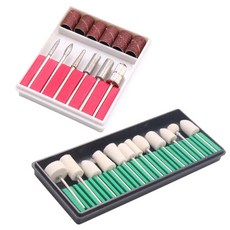 O-ON 實惠型研磨工具 鑽石研磨頭6種 + 砂磨鼓6p + 羊毛研磨頭12p 套組, 1套